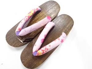 未使用品　桐下駄(24センチ)